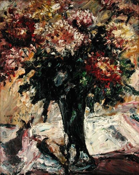 Chrysanten door Lovis Corinth