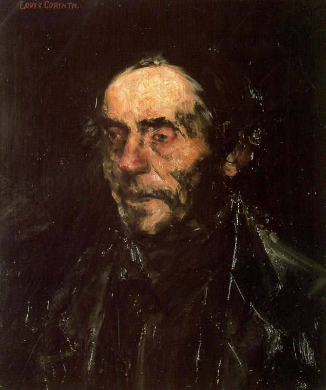 Oude man door Lovis Corinth