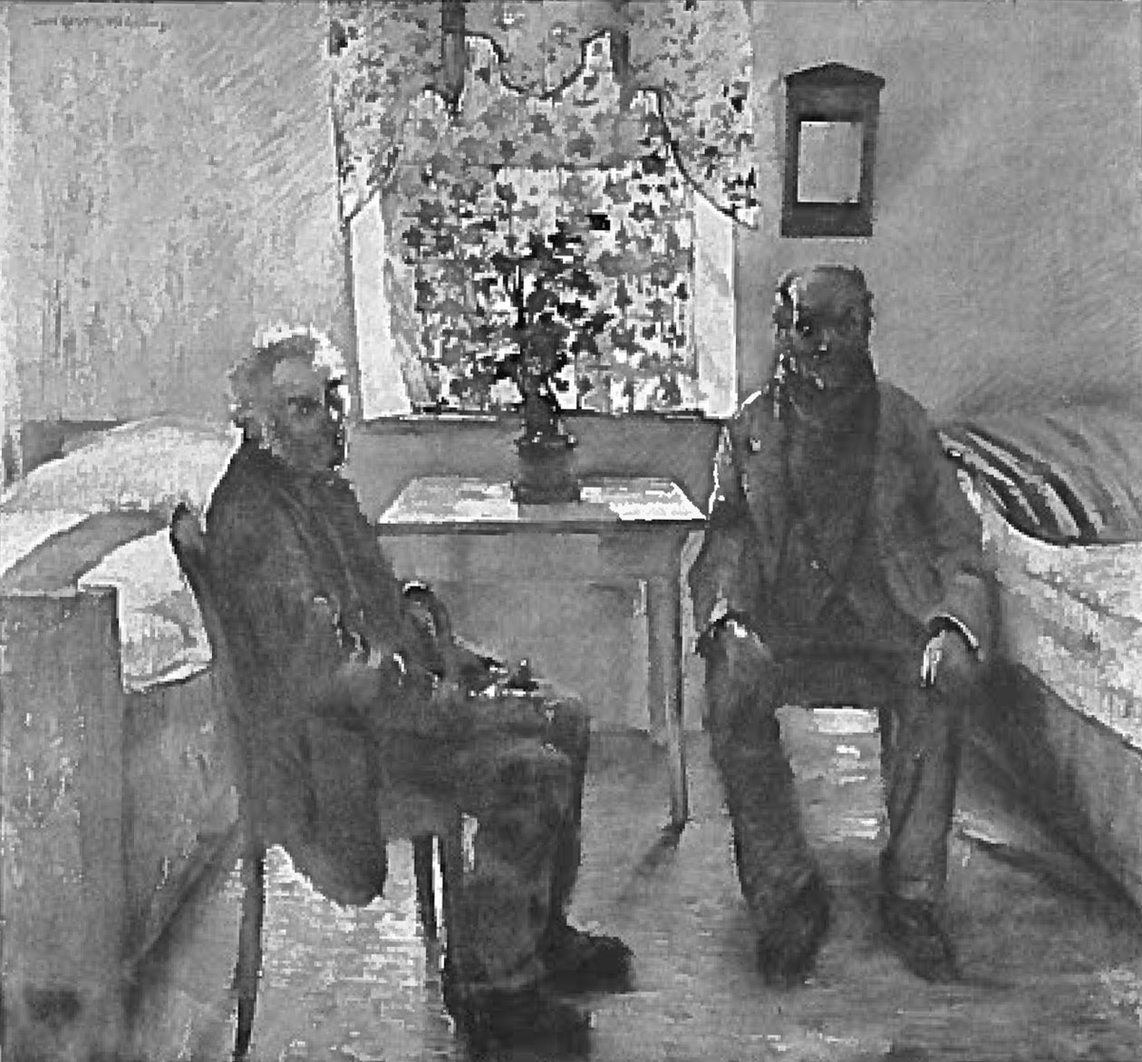 Altmannerhaus in Kraiburg door Lovis Corinth