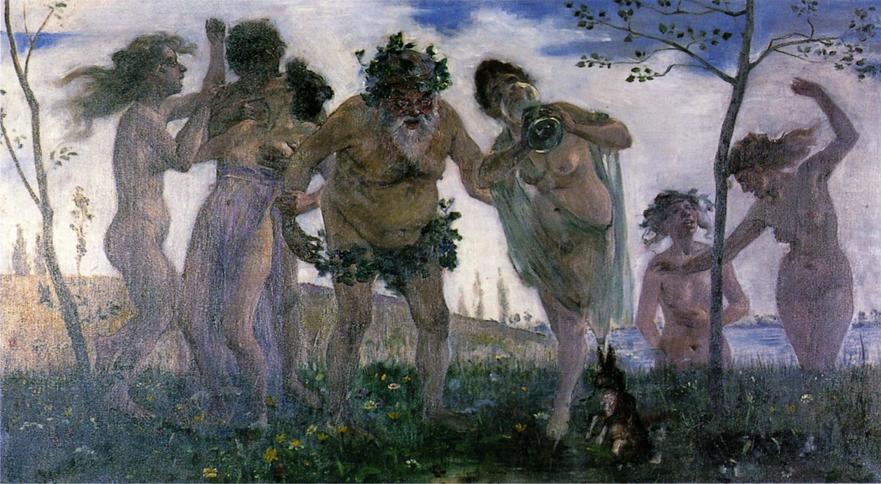 Bacchantenzug door Lovis Corinth