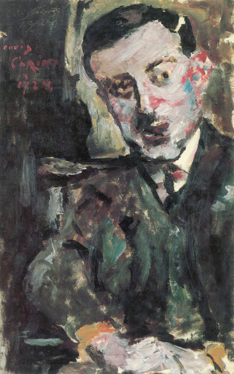 Dr. Arthur Rosin in de stoel door Lovis Corinth