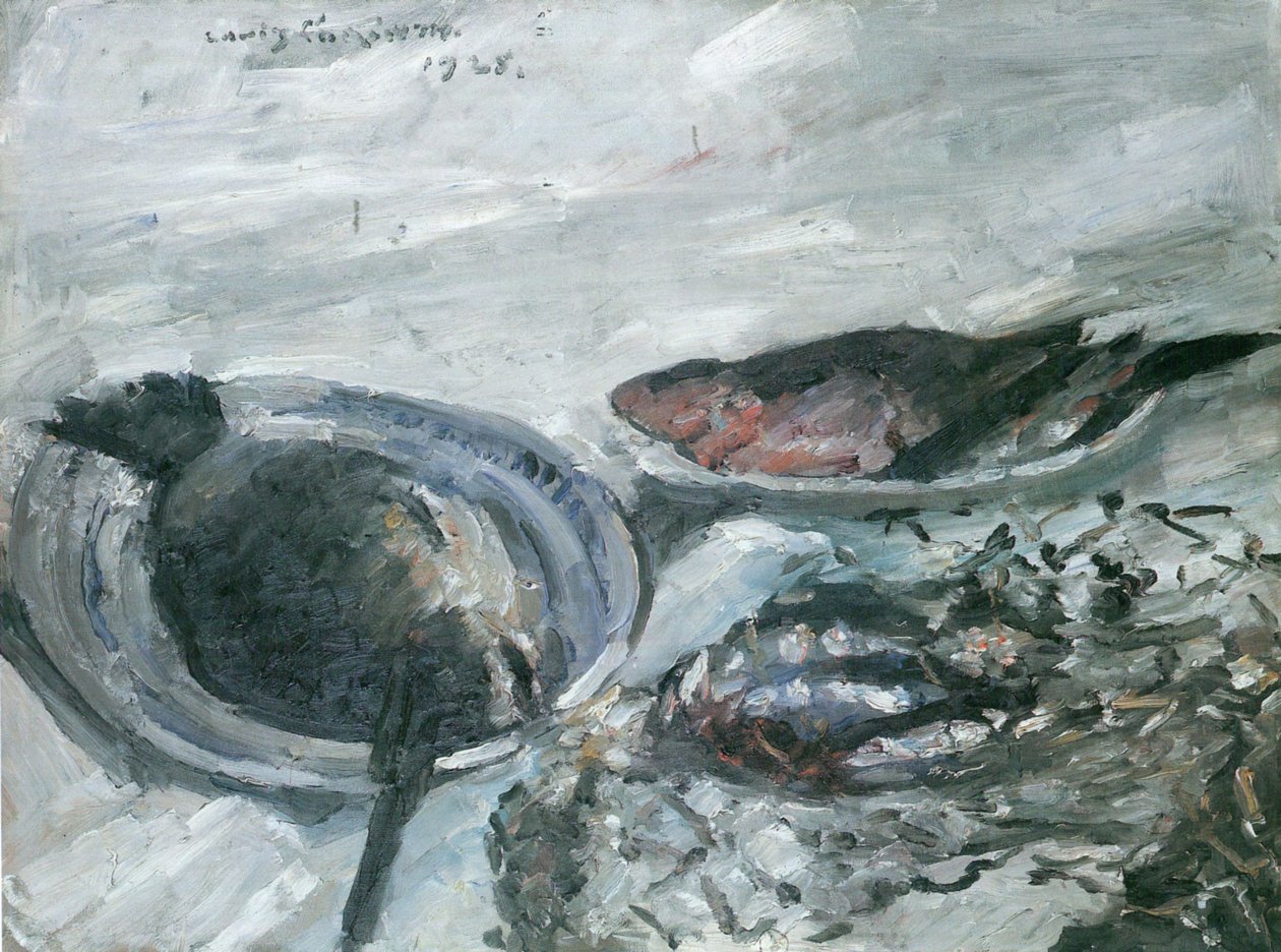 Visstilleven door Lovis Corinth