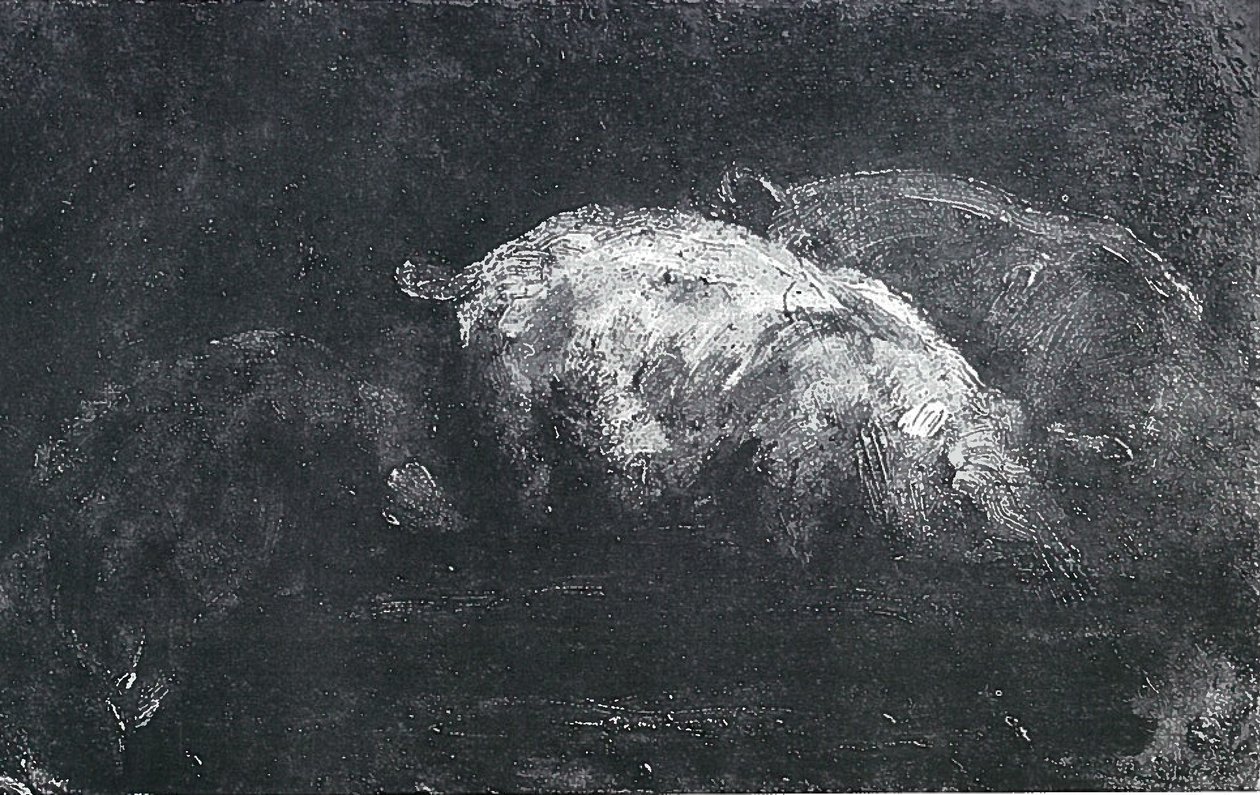 Eten varkens door Lovis Corinth