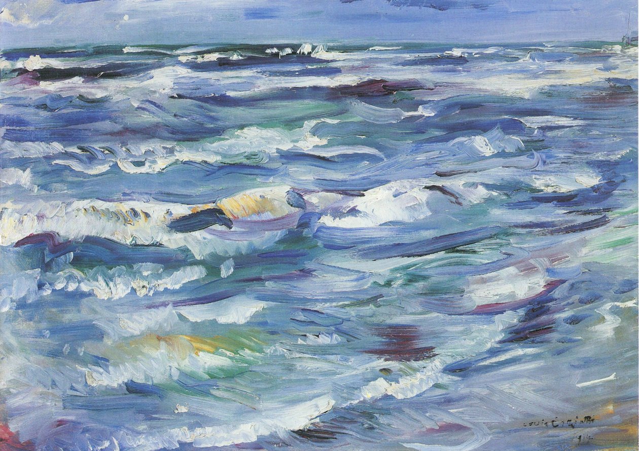 Zee bij La Spezia door Lovis Corinth