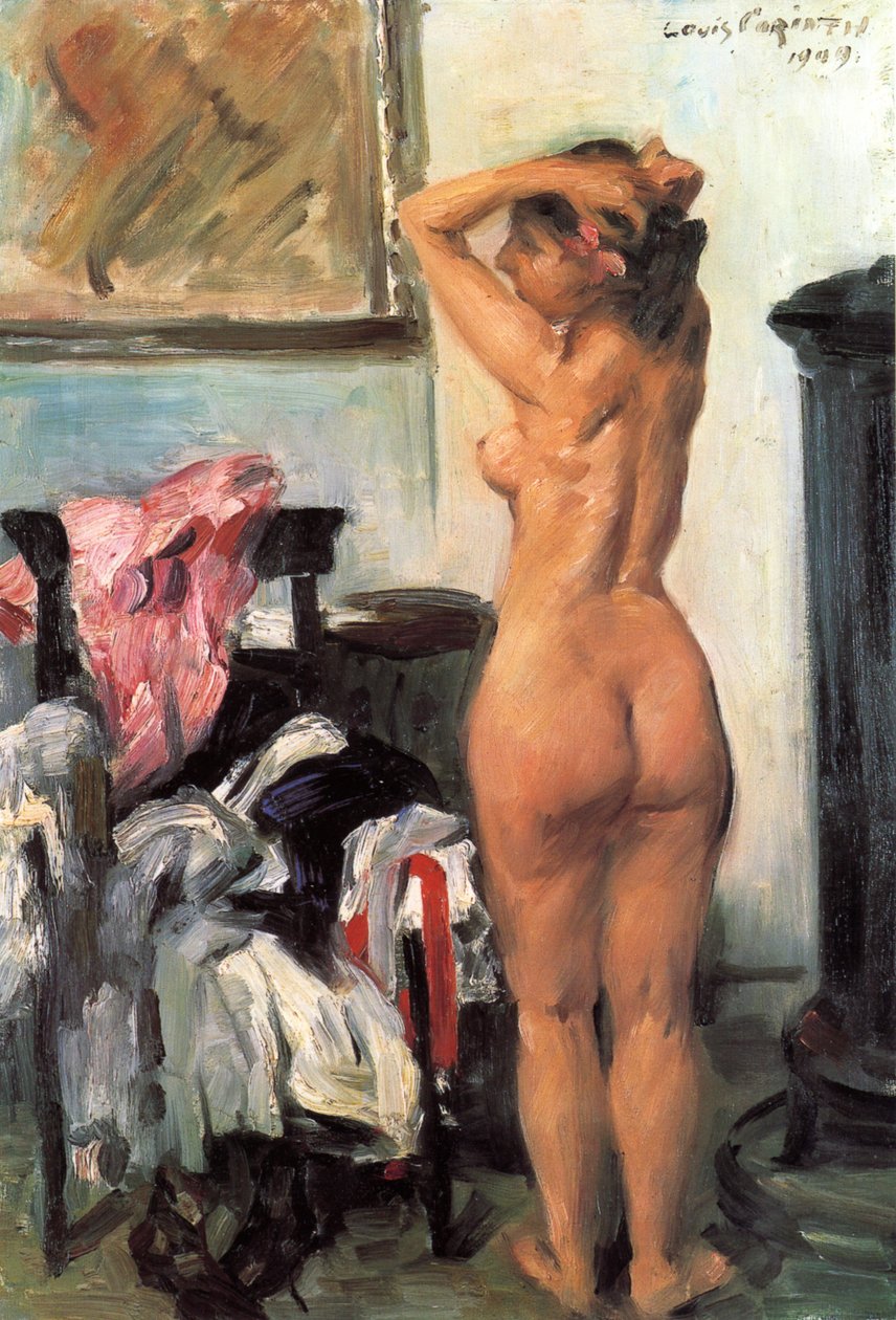 Modelpauze door Lovis Corinth