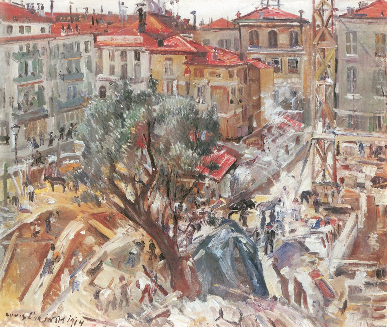 Nieuwbouw in Monte Carlo door Lovis Corinth