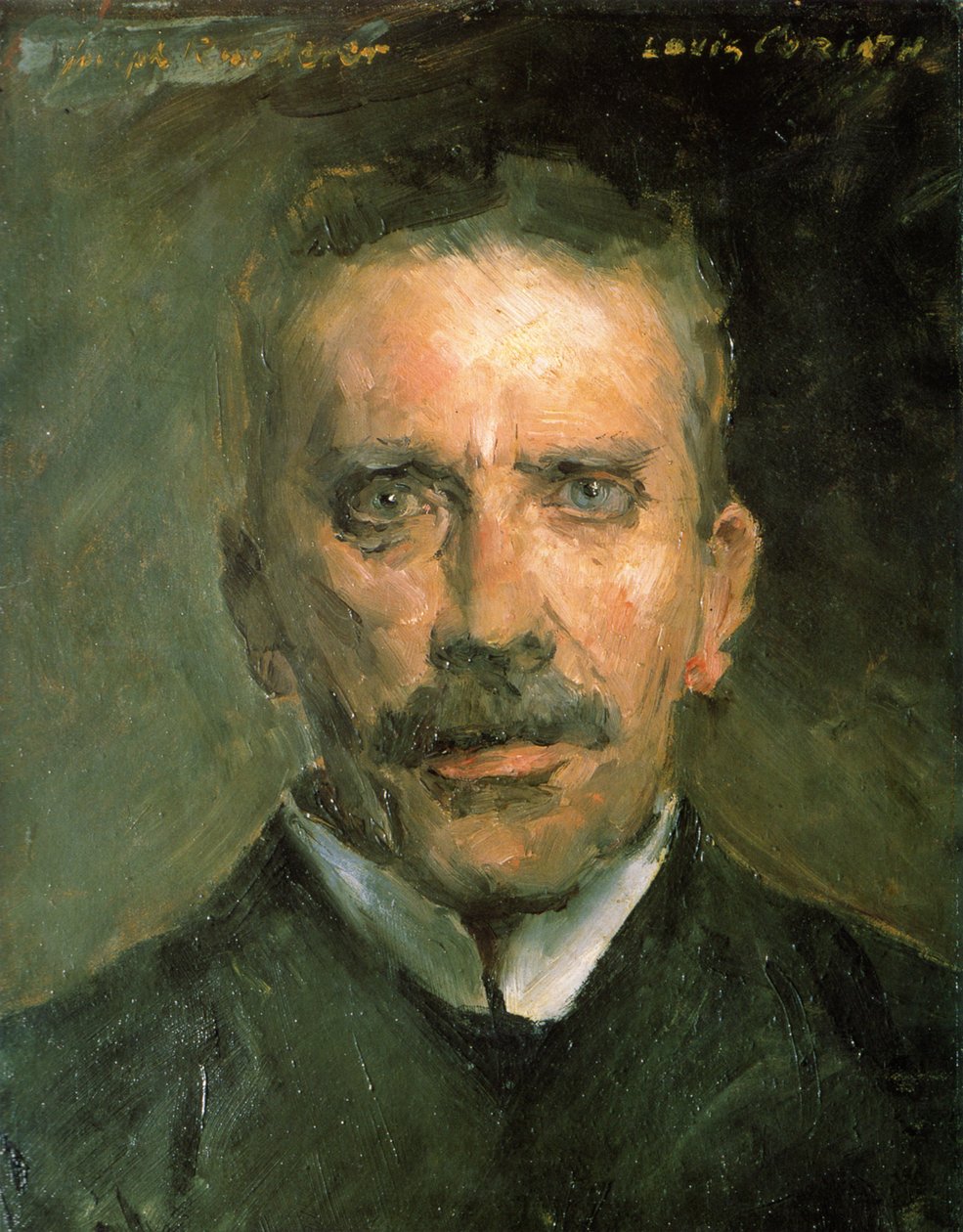 Portret van de dichter Josef Ruederer door Lovis Corinth