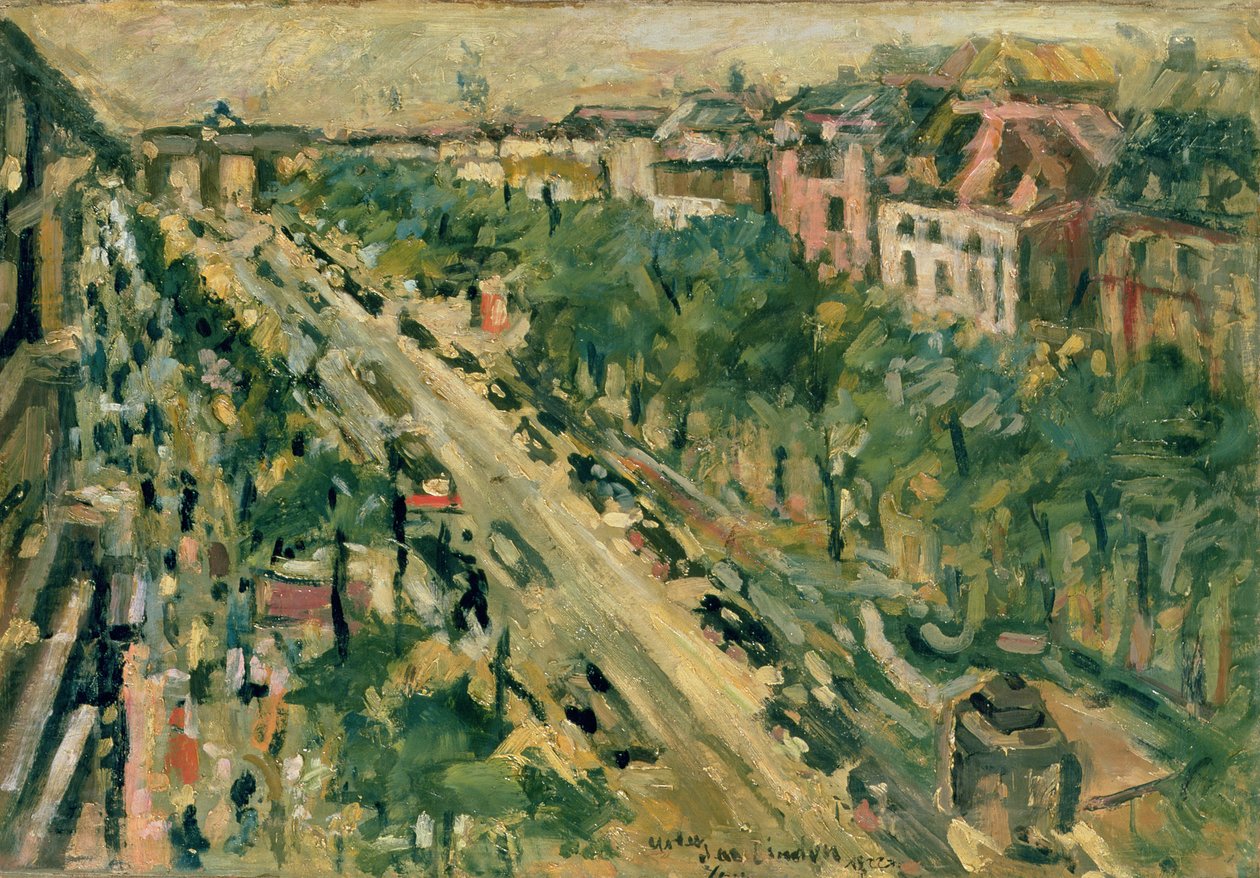 Berlijn, Unter den Linden, 1922 door Lovis Corinth