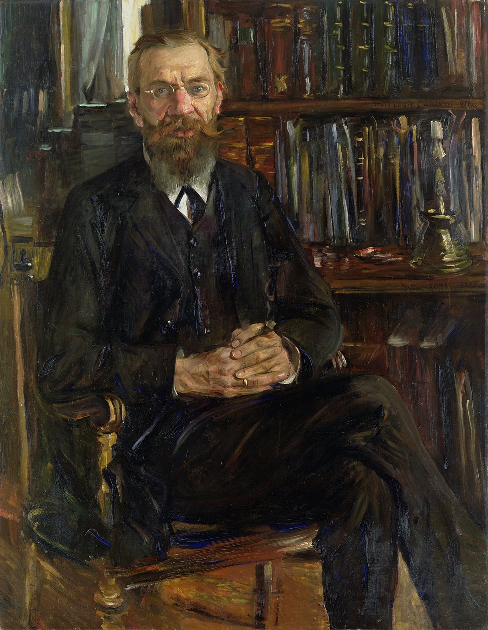 Portret van Dr. Edward Meyer, 1910-11 door Lovis Corinth