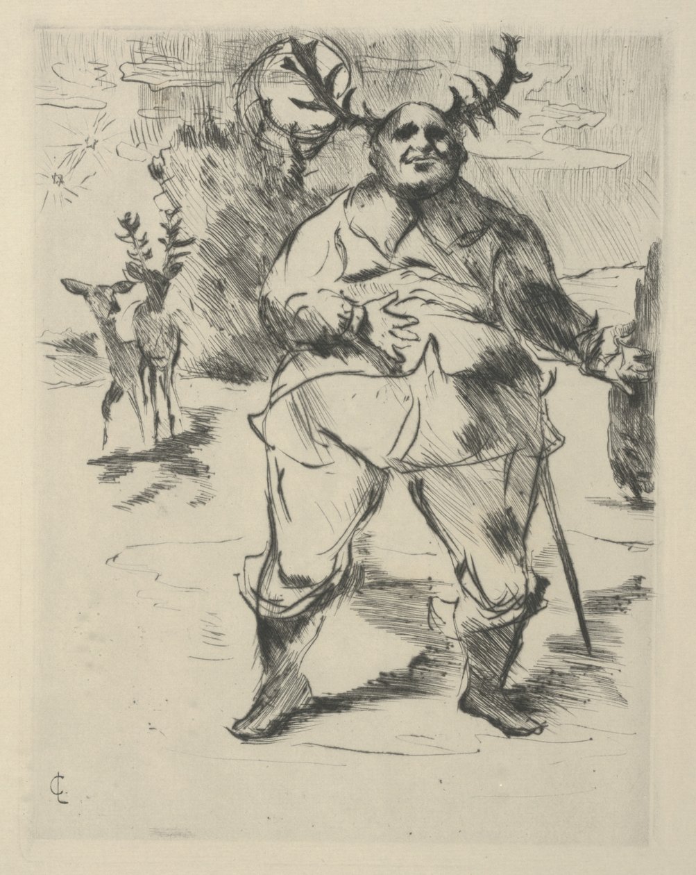 Falstaff door Lovis  Corinth