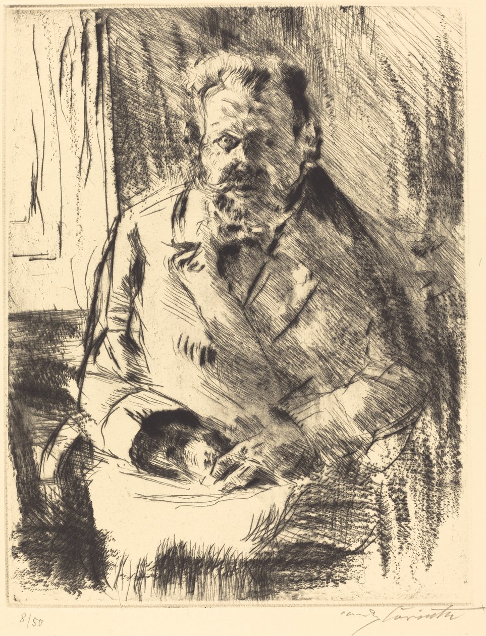 De Dichter door Lovis Corinth