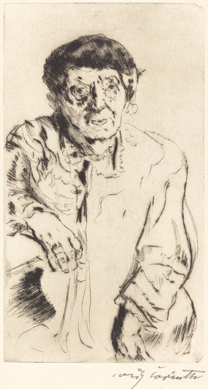 Schwiegermutter, 1916 door Lovis Corinth
