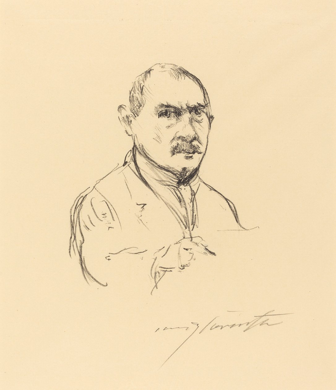 Zelfportret door Lovis Corinth
