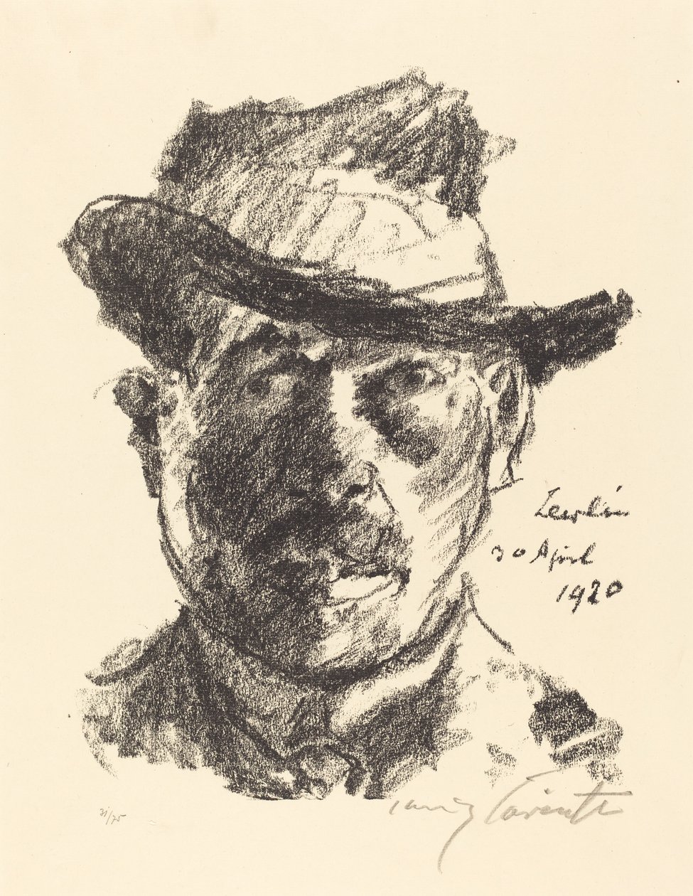 Zelfportret door Lovis Corinth