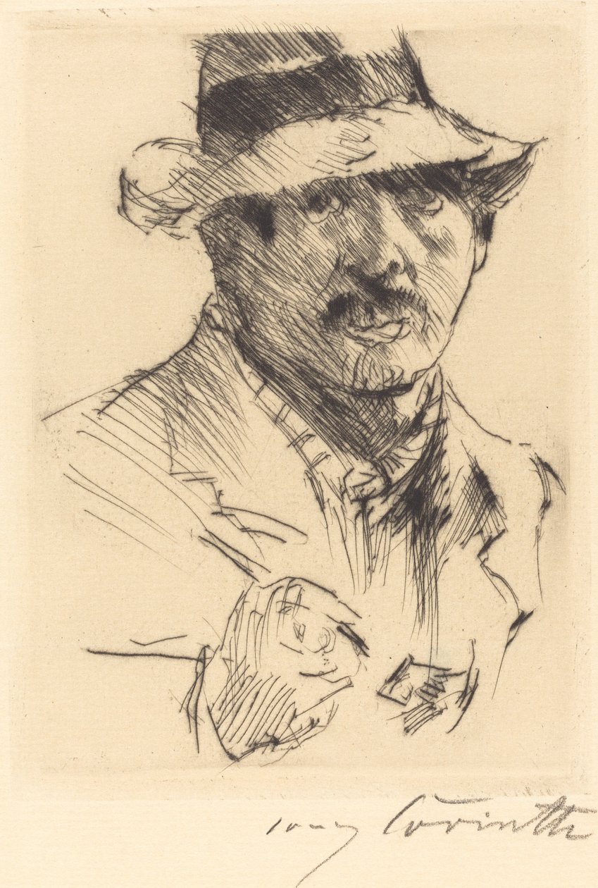 Zelfportret door Lovis Corinth