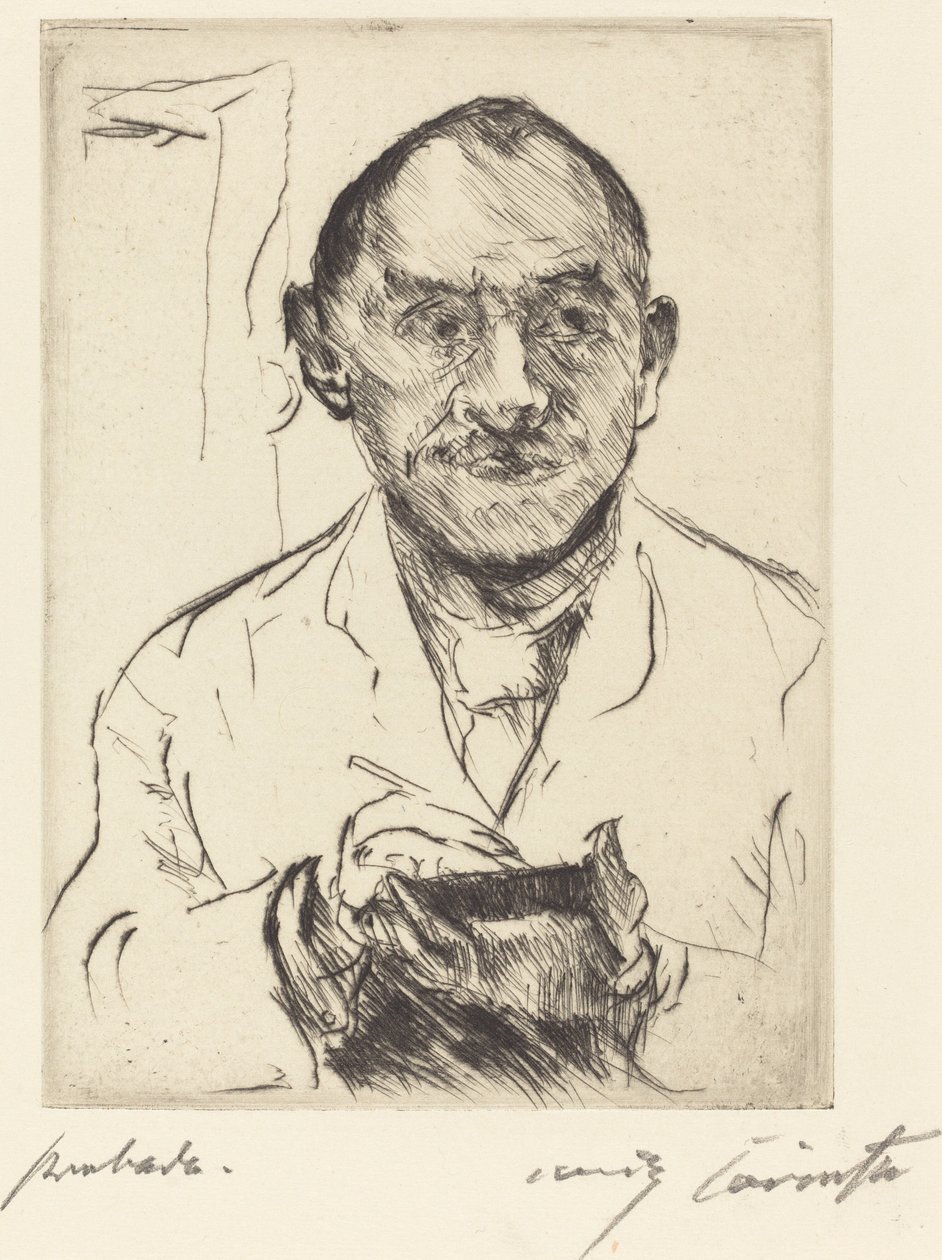 Zelfportret, 1915 door Lovis Corinth