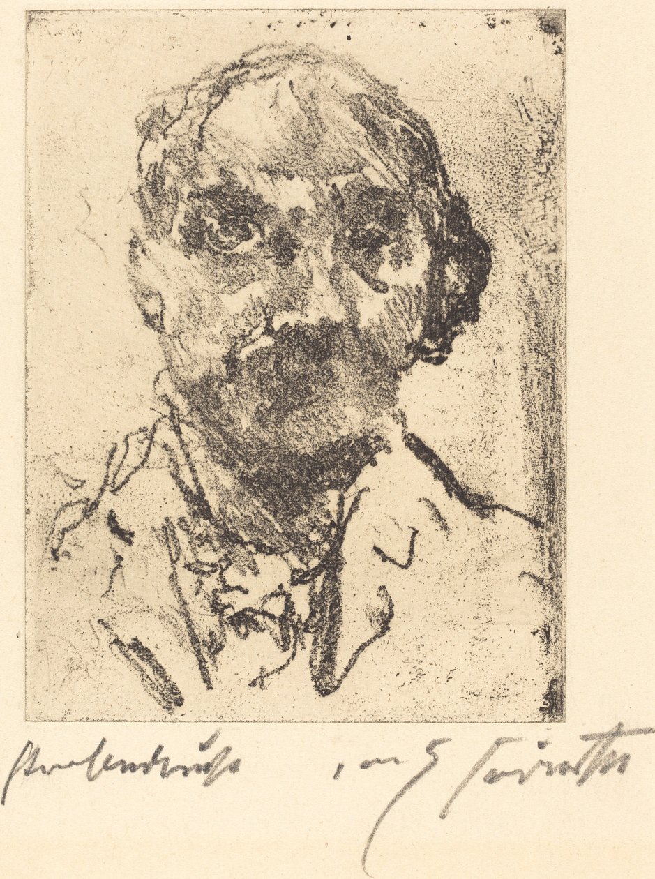 Zelfportret door Lovis Corinth