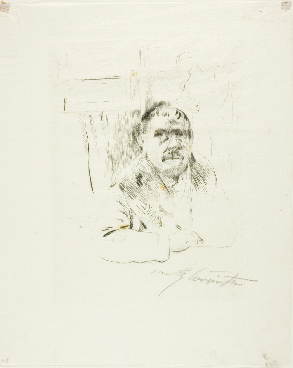 Zelfportret door Lovis Corinth