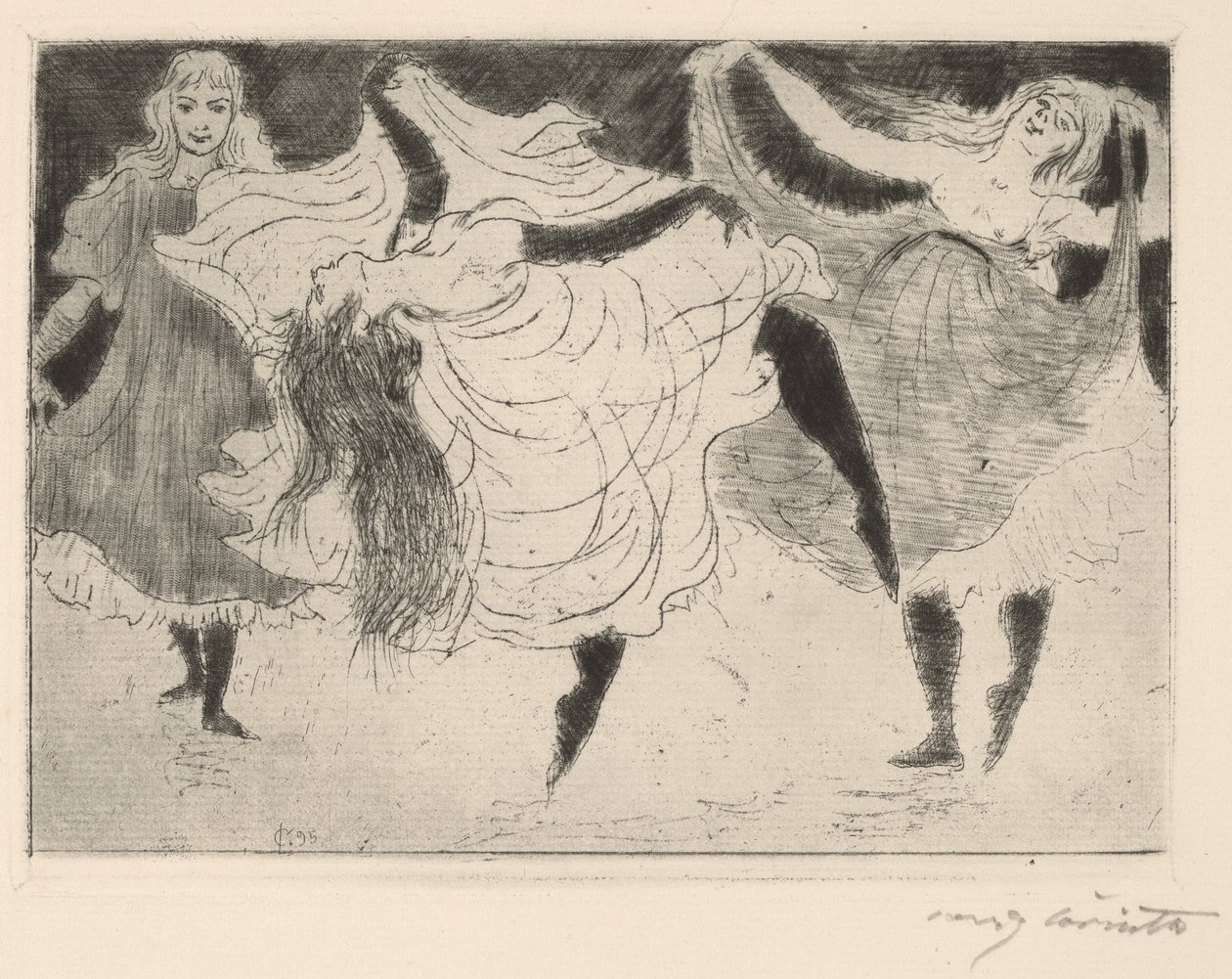 Dansers door Lovis Corinth