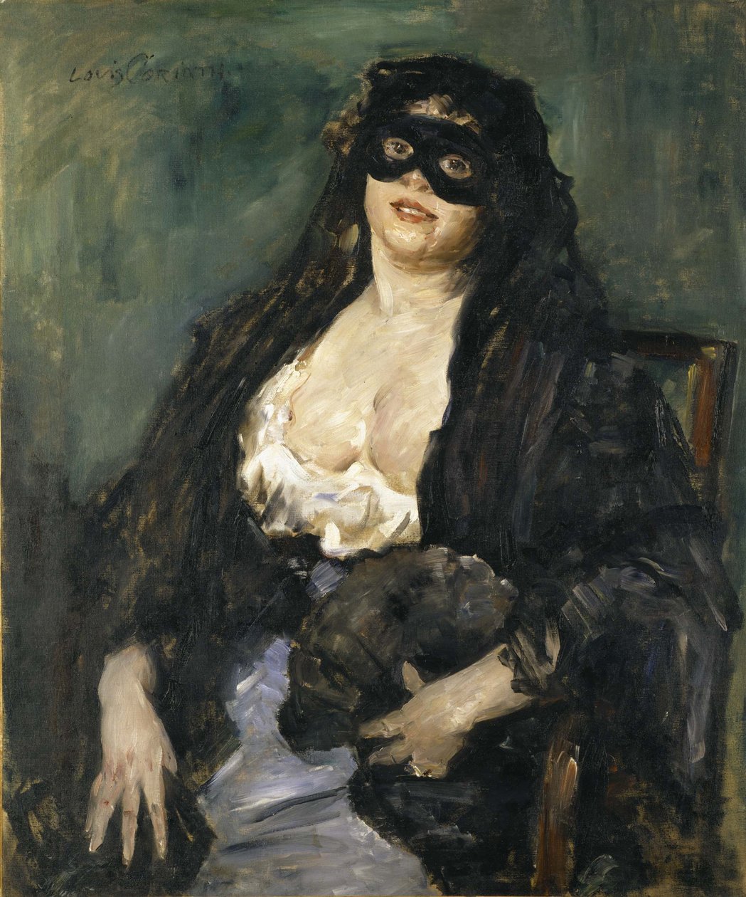 Het Zwarte Masker door Lovis Corinth