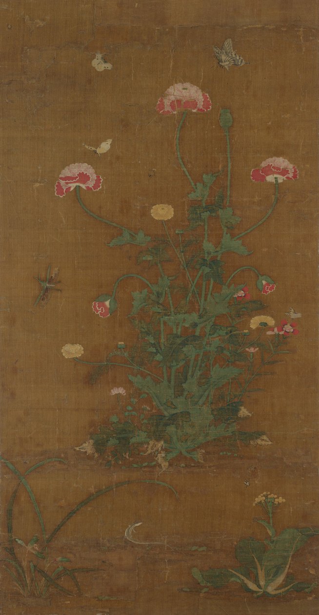 Bloemen, 14e eeuw door Lu Jingfu