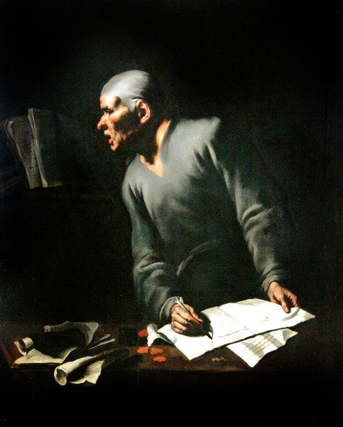 Een filosoof door Luca Giordano