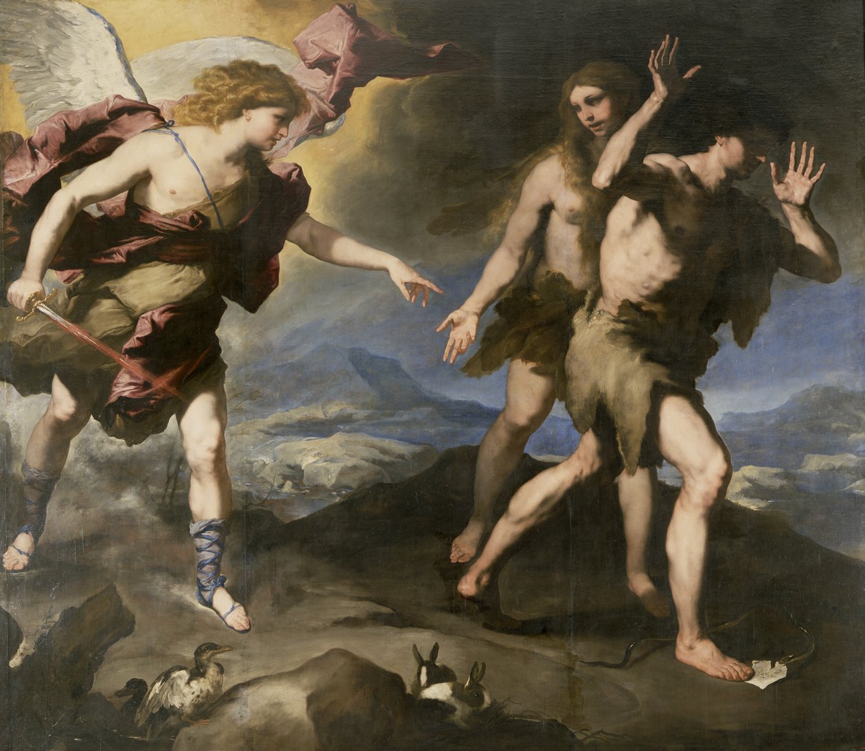 Verdrijving uit het Paradijs door Luca Giordano