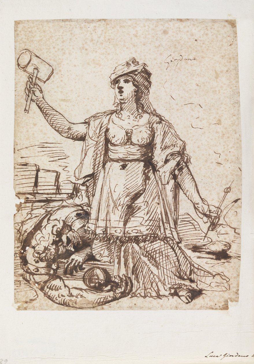 Jael en Sisera door Luca Giordano