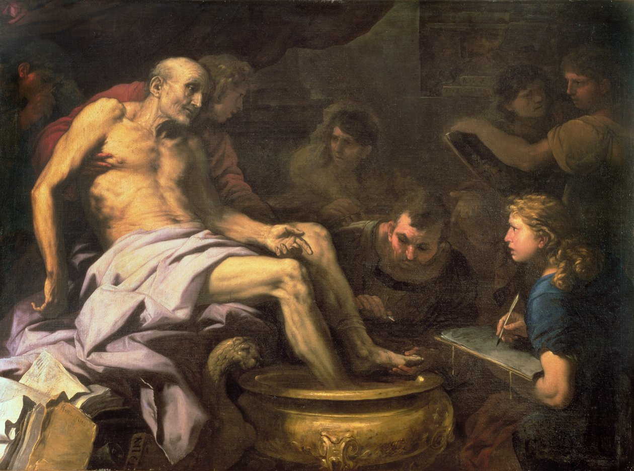 De Dood van Seneca door Luca Giordano