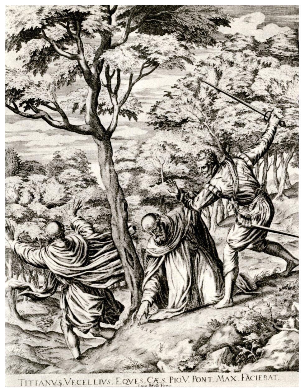 Sint Petrus Martelaar door Luca Bertelli
