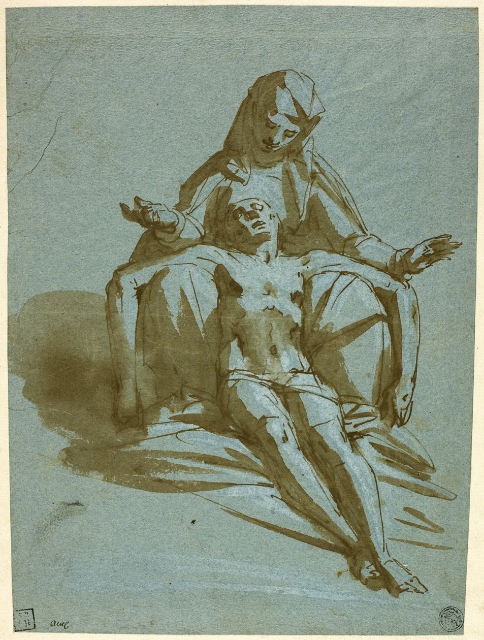 Pietà door Luca Cambiaso