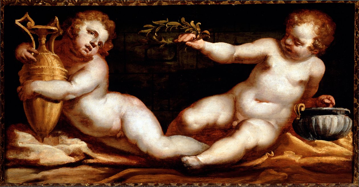 Putti door Luca Cambiaso