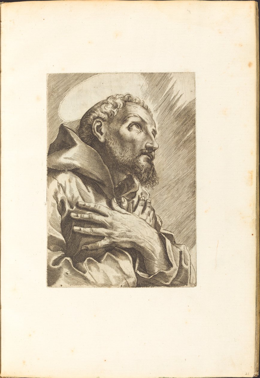 Sint Franciscus van Assisi door Luca Ciamberlano
