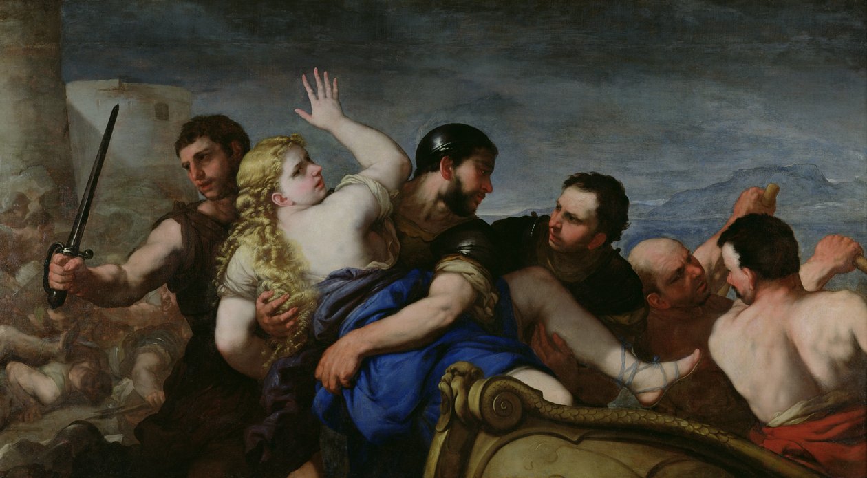 Rapto de Helena door Luca Giordano