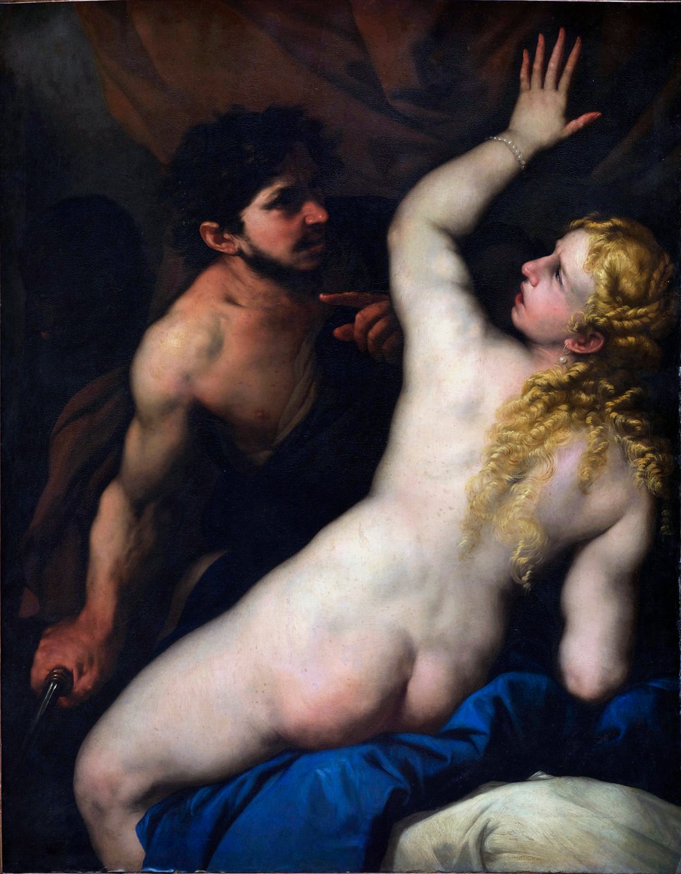 Tarquinus en Lucretia door Luca Giordano
