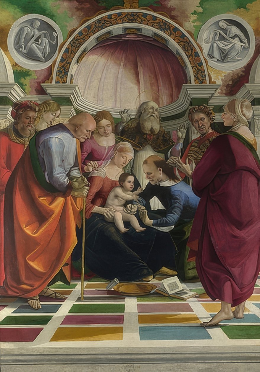 De besnijdenis van Jezus door Luca Signorelli