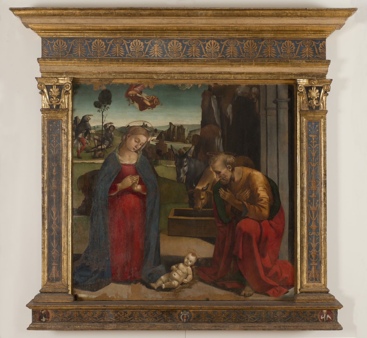 Geboorte van Jezus, 1497-98 door Luca Signorelli
