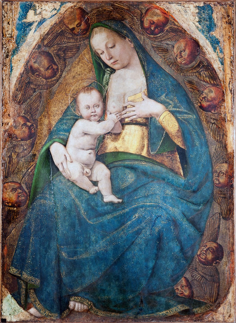 Voedende Madonna, 1482-ca. 1485 door Luca Signorelli