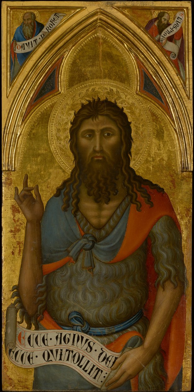 Johannes de Doper door Luca di Tommè
