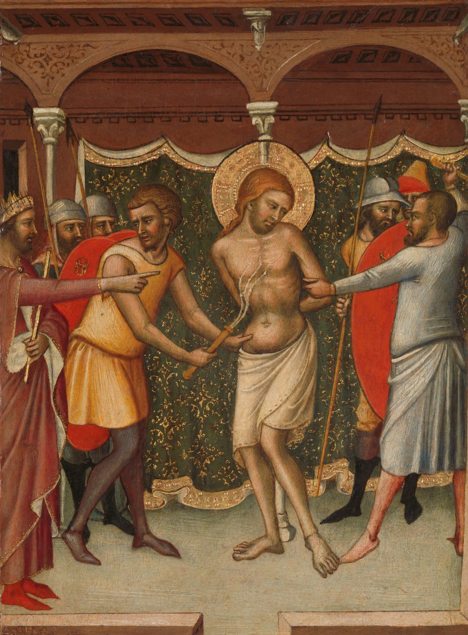 De geseling van Christus door Luca di Tommè