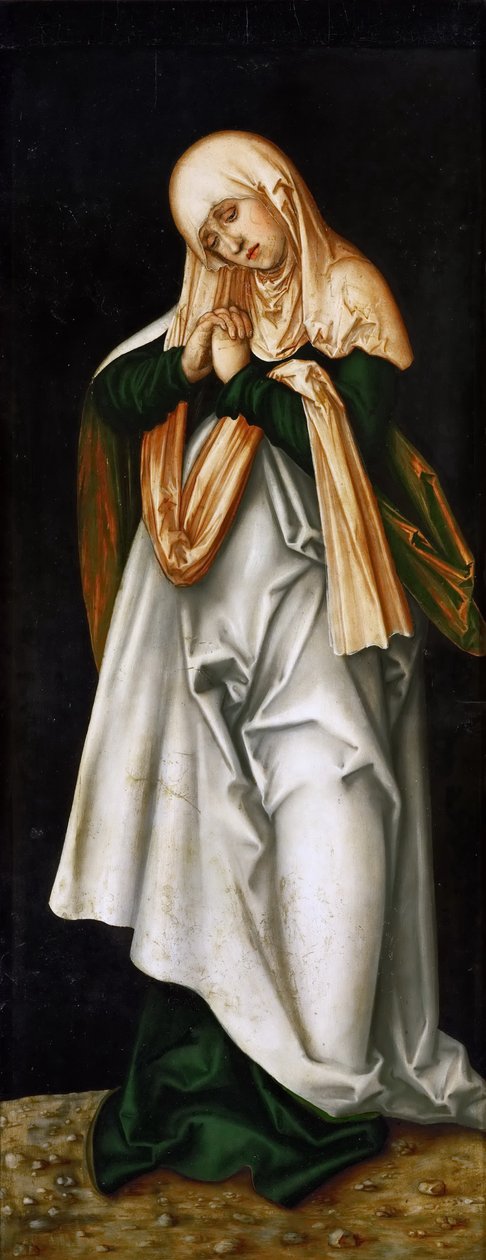 Het lijden van Maria door Lucas Cranach the Elder