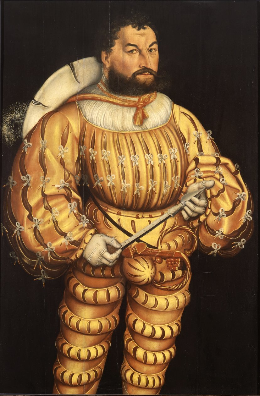 Hertog Heinrich de Vrome van Saksen door Lucas Cranach the Elder