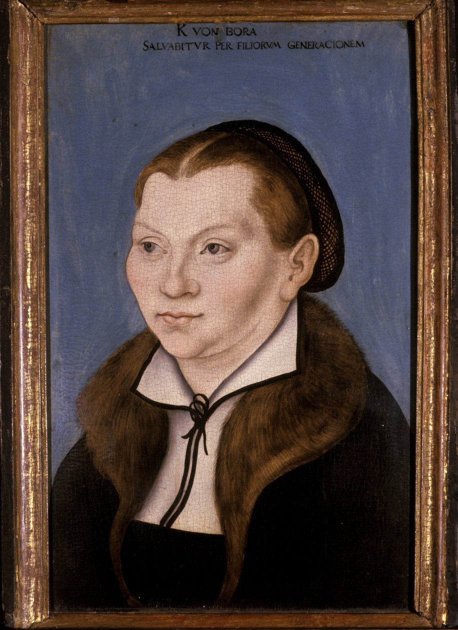 Katharina Luther door Lucas Cranach the Elder