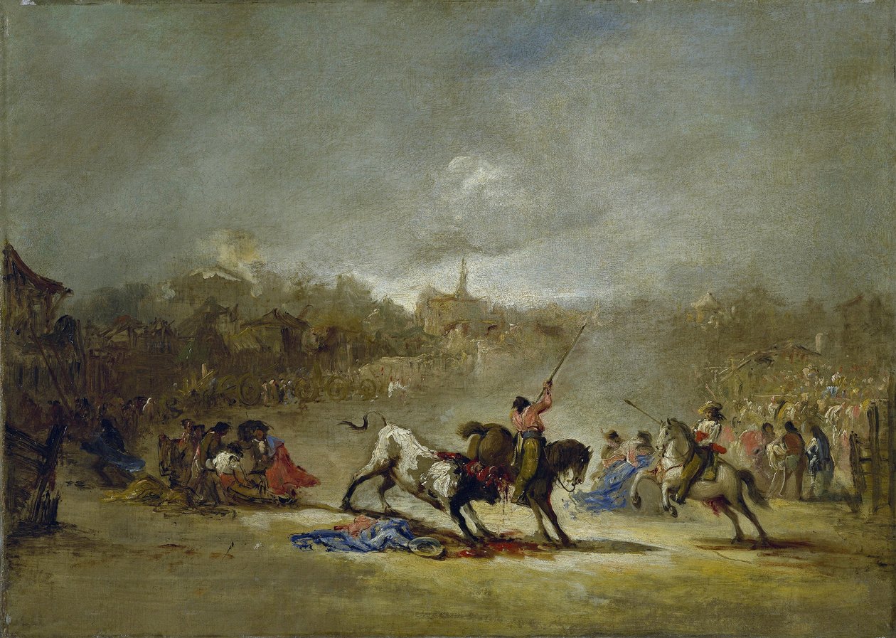 Suerte de varas door Eugenio Lucas Velázquez