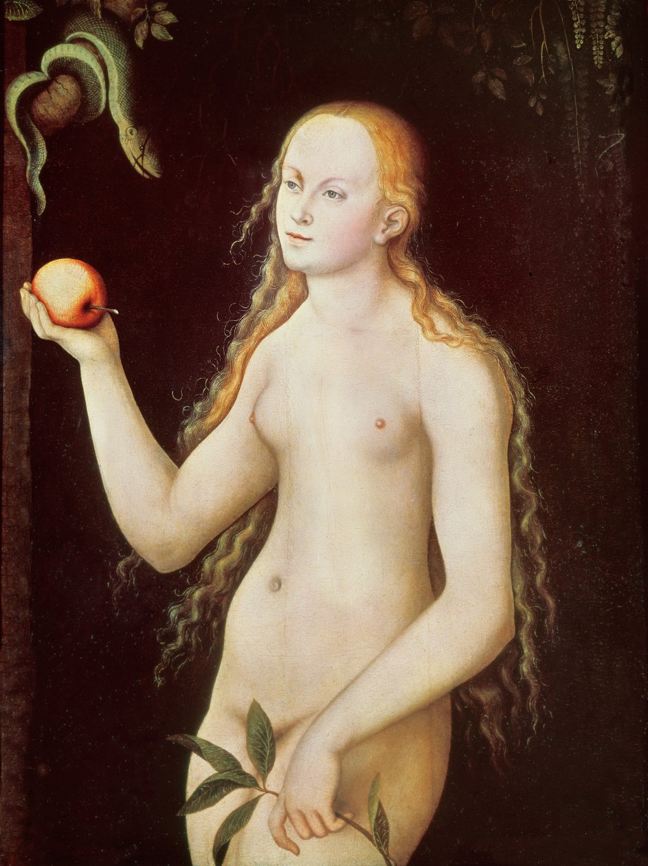 Eva, 1528 door Lucas Cranach the Elder