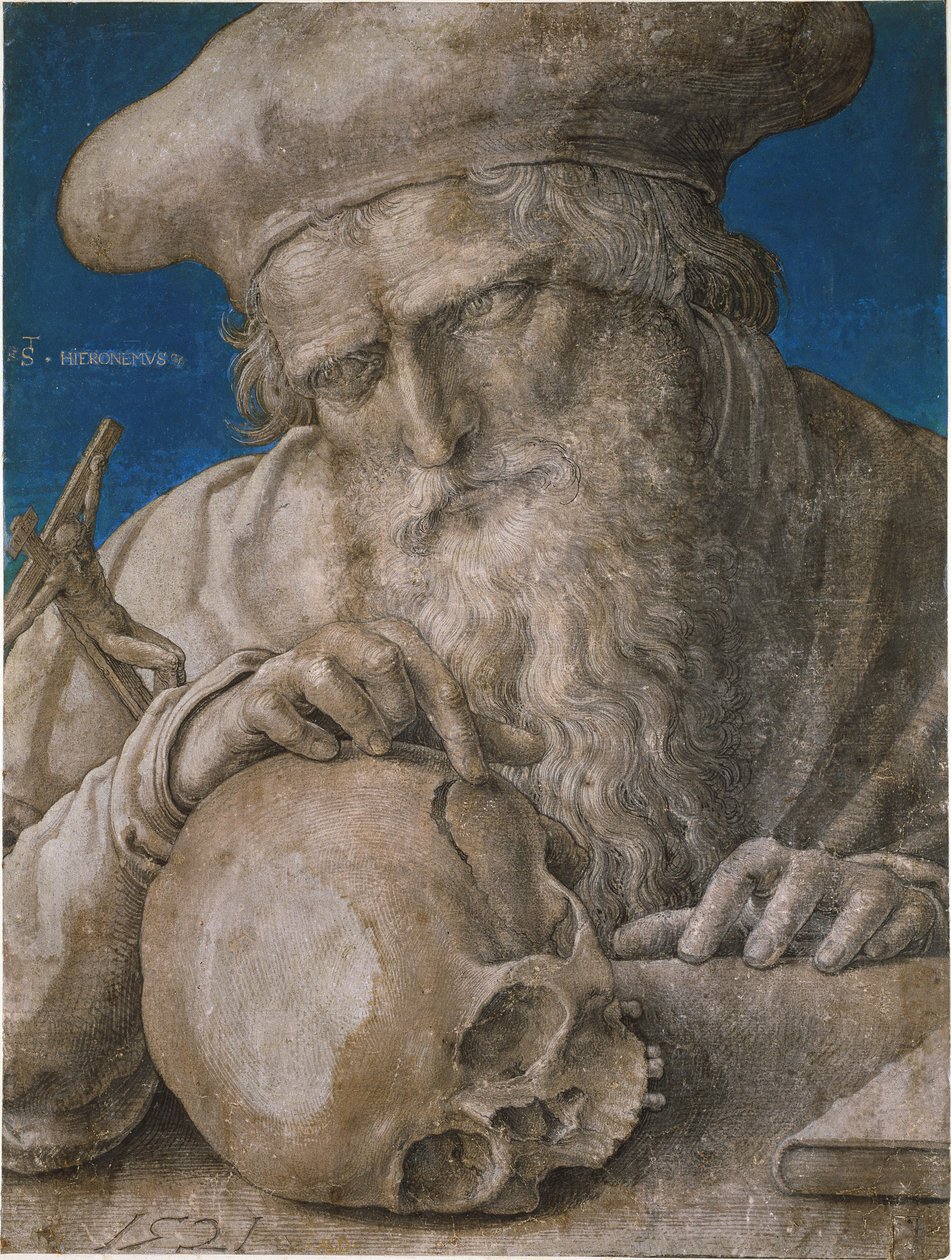 Sint Hiëronymus door Lucas van Leyden