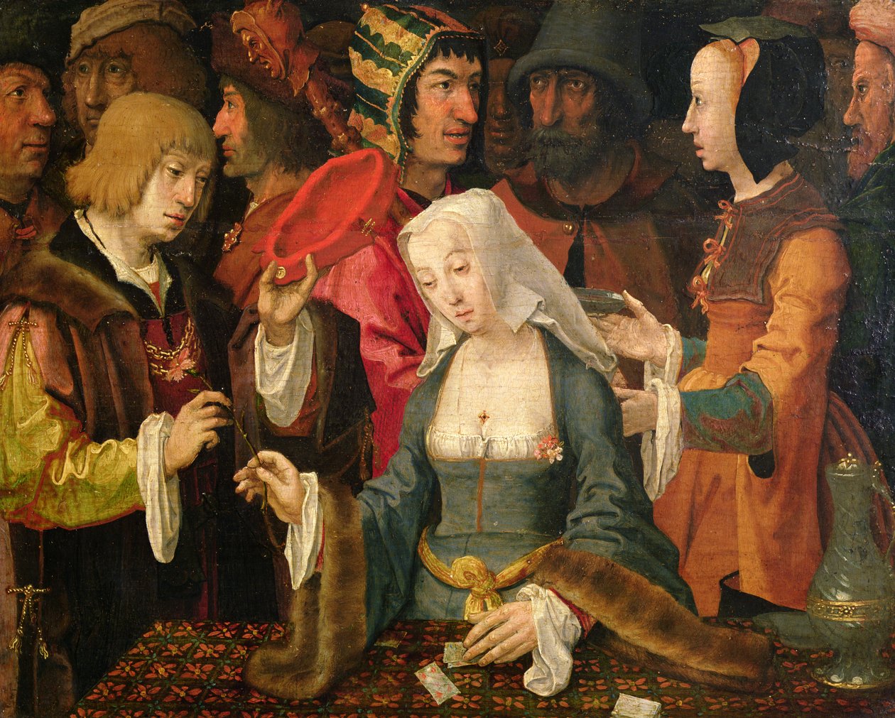De Waarzegster door Lucas van Leyden