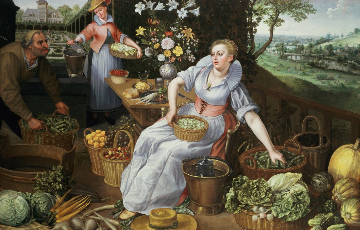 Een Allegorie van de Zomer door Lucas van Valckenborch