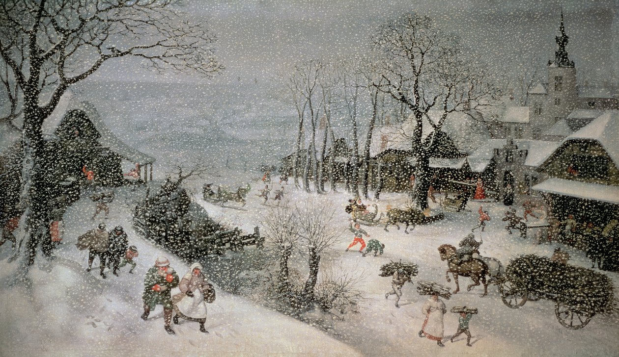 Winter door Lucas van Valckenborch
