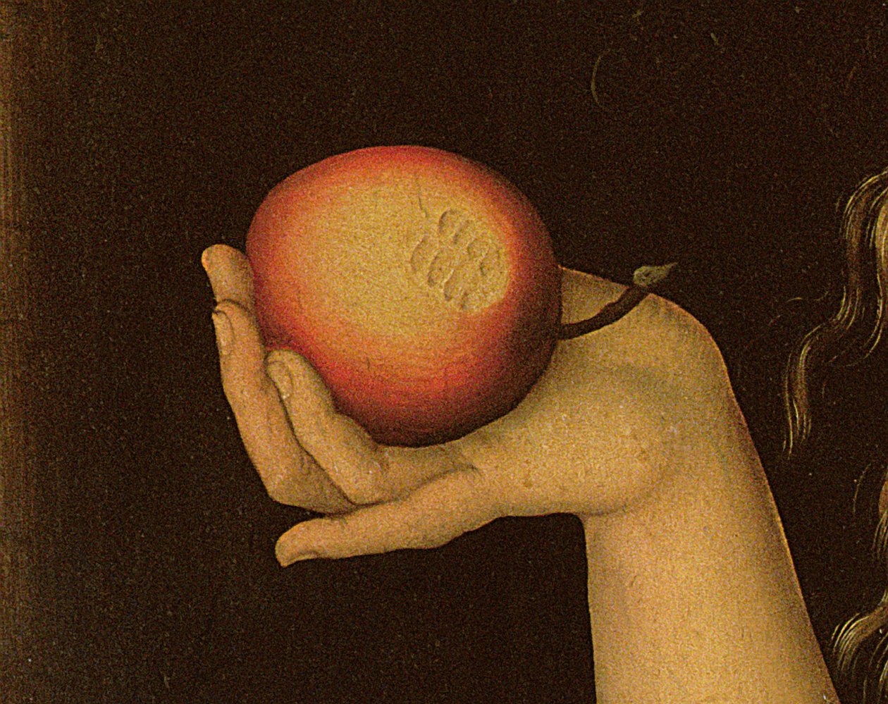 Eva, 1528 (detail) door Lucas Cranach the Elder